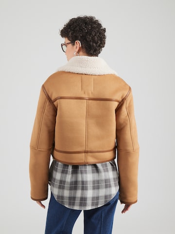 Geacă de primăvară-toamnă de la Abercrombie & Fitch pe maro