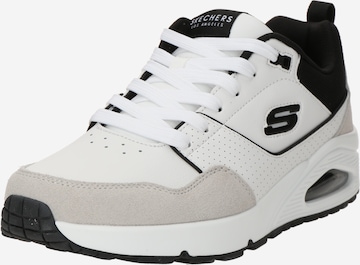 Sneaker bassa 'UNO - RETRO ONE' di SKECHERS in bianco: frontale