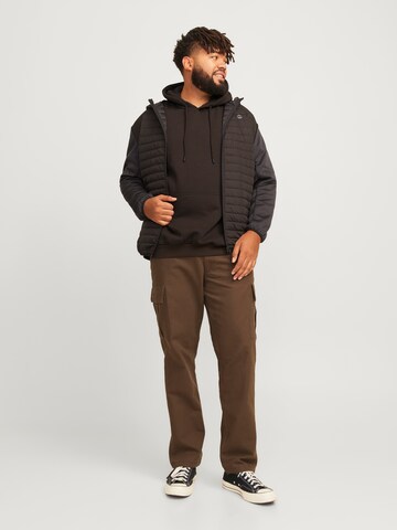 Jack & Jones Plus Sweatshirt 'BRADLEY' in Brown