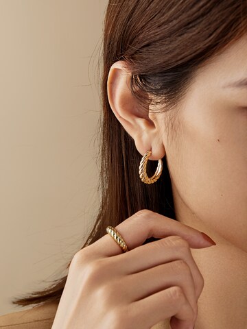 Victoria Hyde Ohrringe "Conch" in Gold: Vorderseite