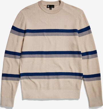 G-Star RAW Sweater in Beige: front