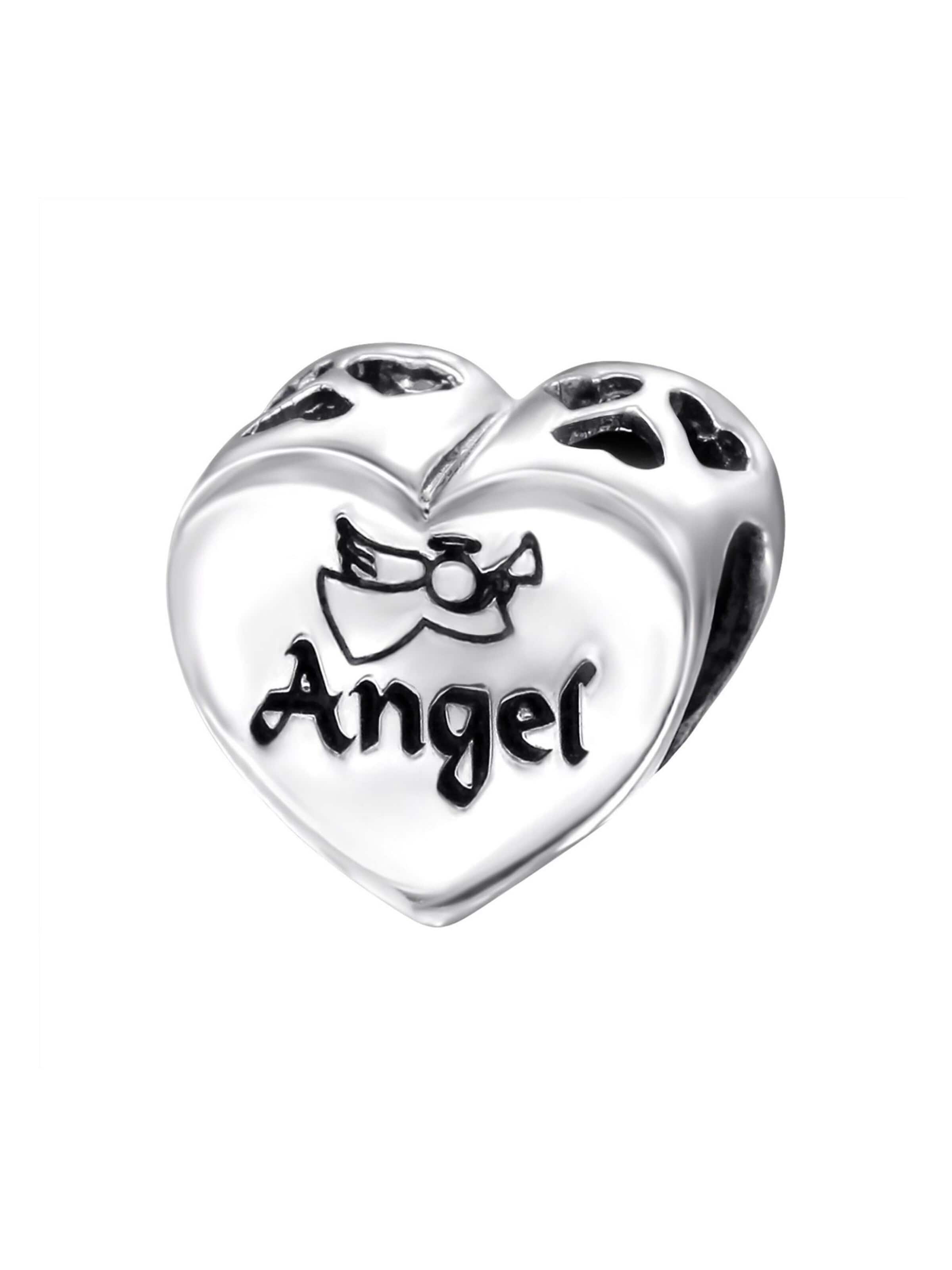 Pendentif 'Silver Heart' Maxte en argent : devant