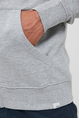 !Solid Zip-Up Hoodie 'Morgan' in Grey