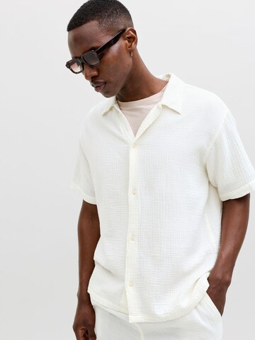 JACK & JONES - Ajuste regular Camisa en blanco