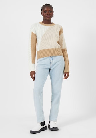 FRENCH CONNECTION - Pullover 'Madelyn' em bege