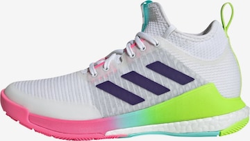 Chaussure de sport 'Crazyflight' ADIDAS PERFORMANCE en blanc : devant