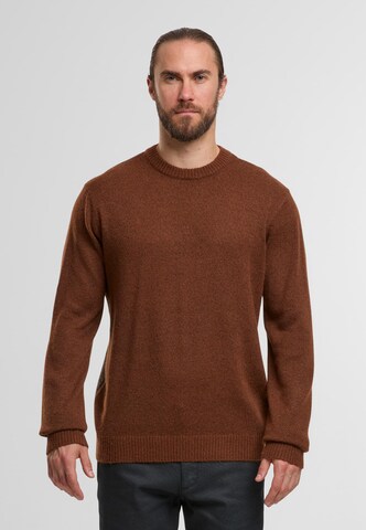 INDICODE JEANS Sweater 'Krikke' in Brown