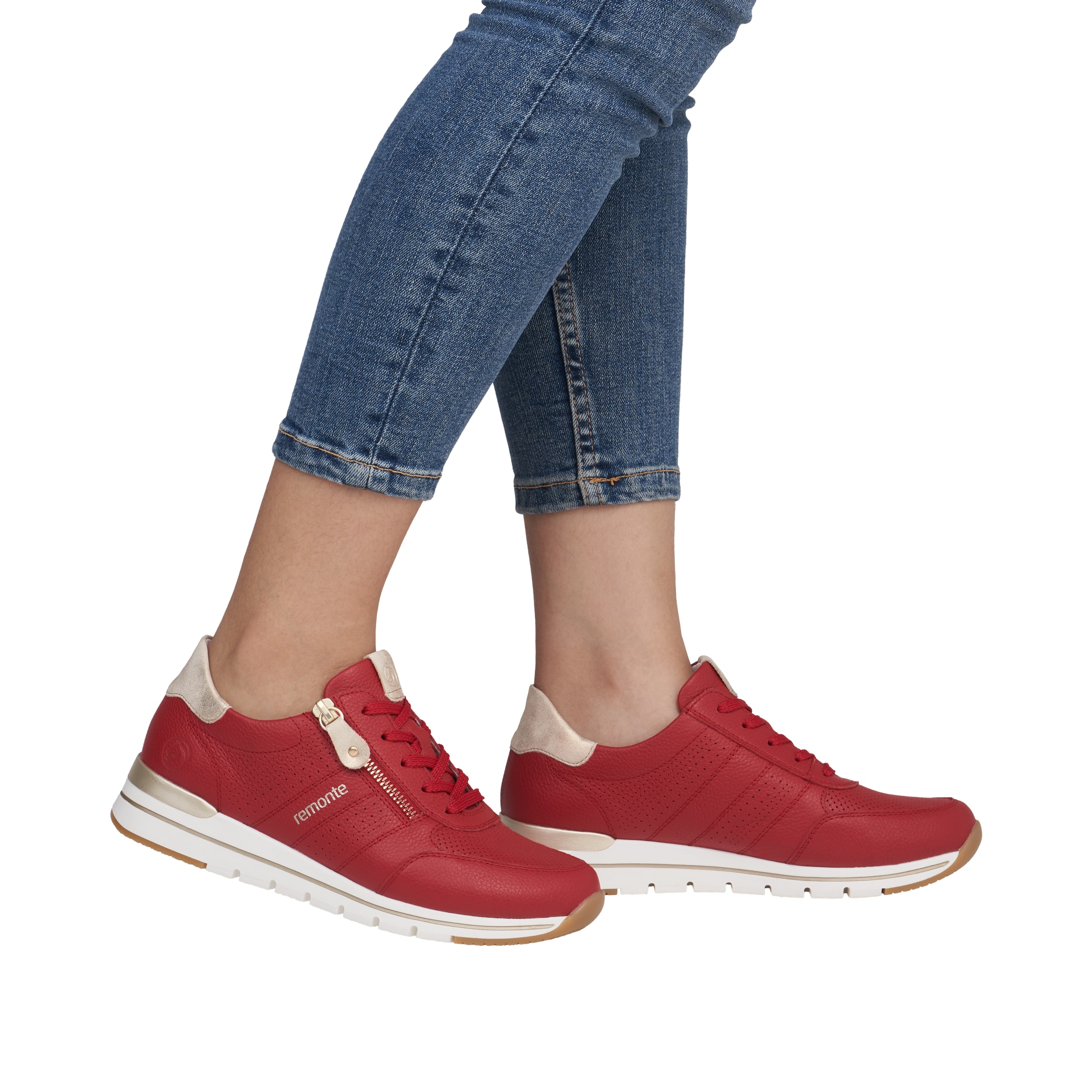 Sneaker bassa di REMONTE in rosso