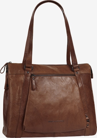 Spikes & Sparrow Shopper in Brown: front
