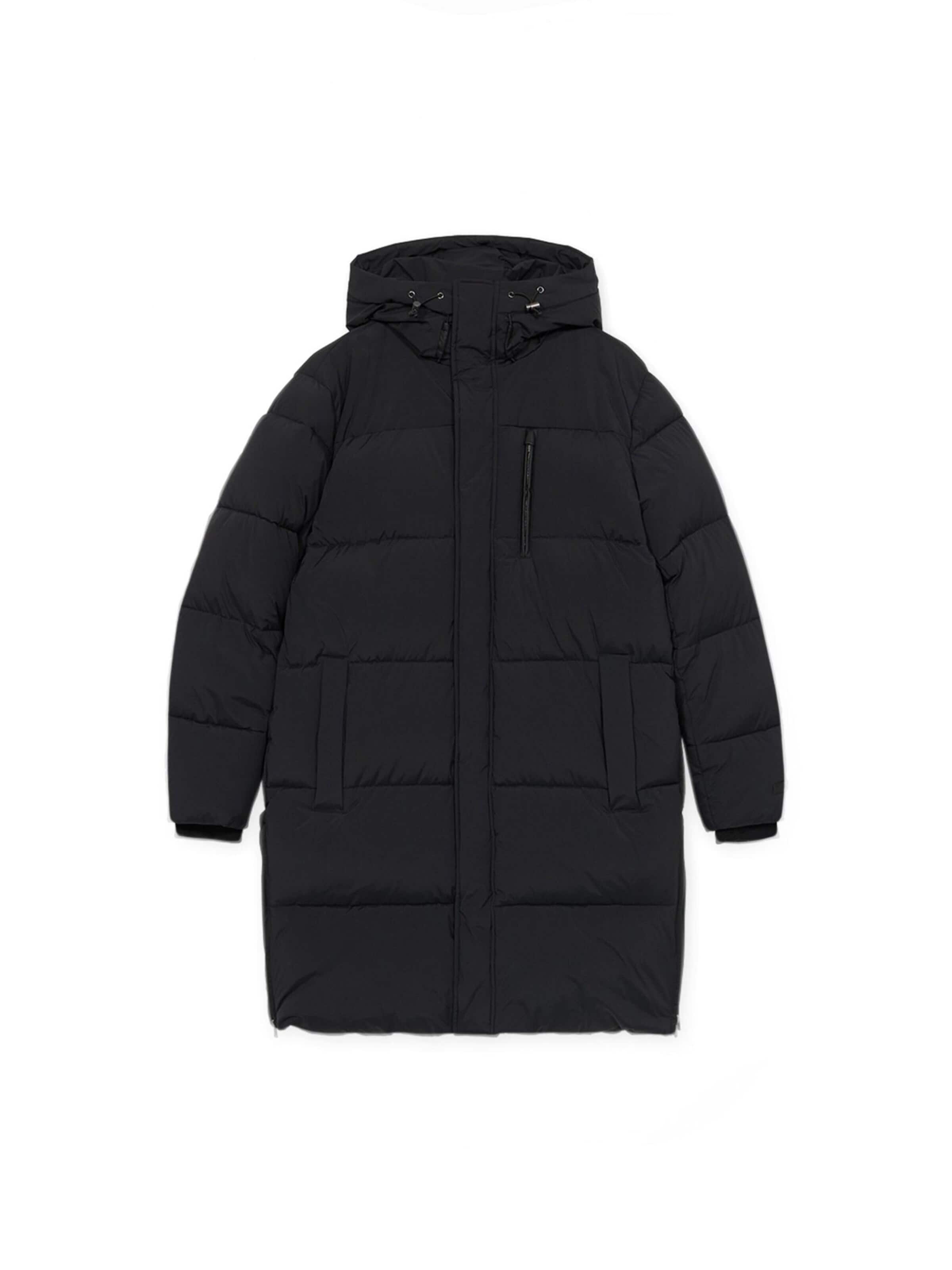 Cappotto invernale di Trussardi in nero: frontale