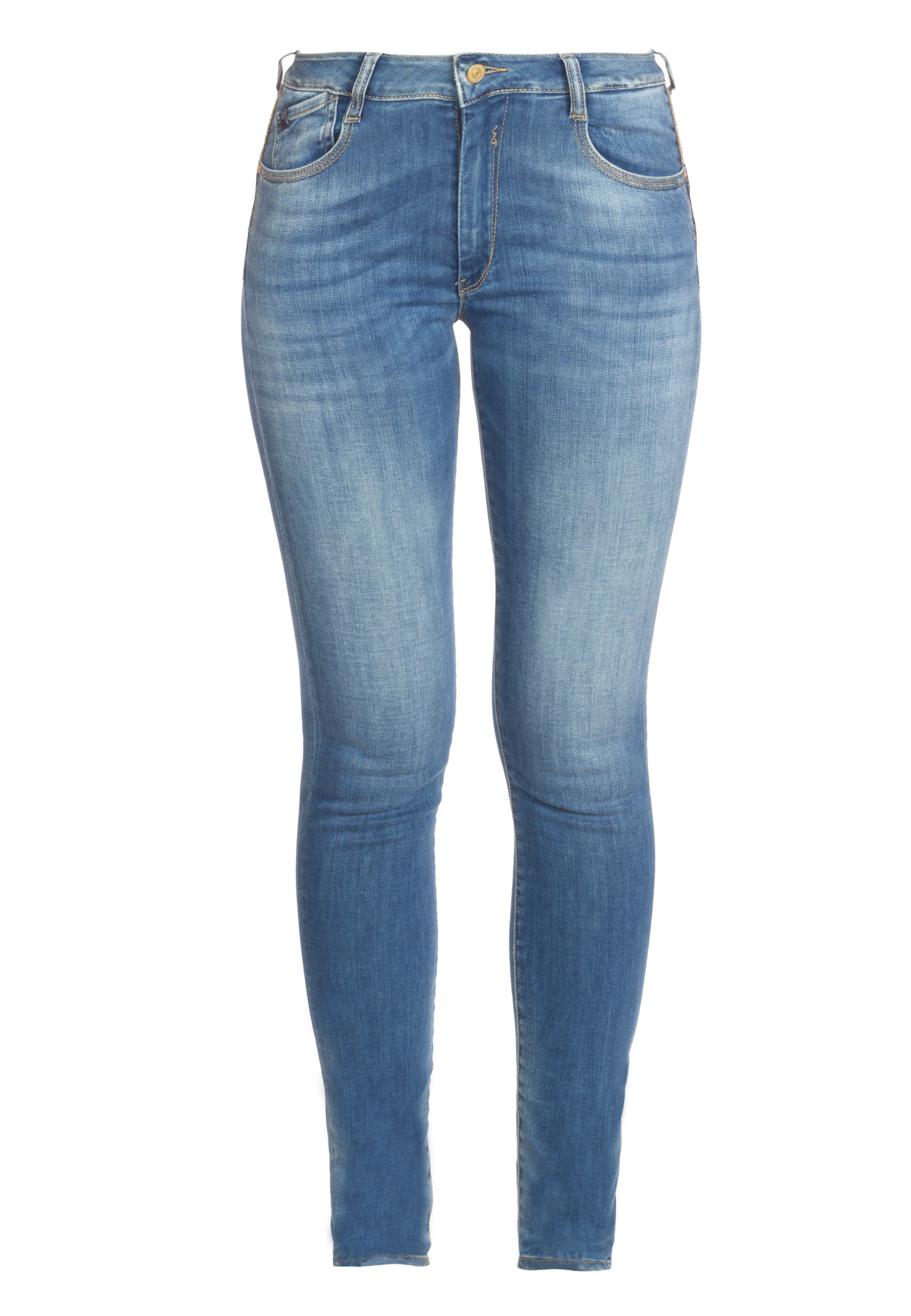 Le Temps Des Cerises Slimfit Jeans 'Pulphigh' in Blau: Vorderseite