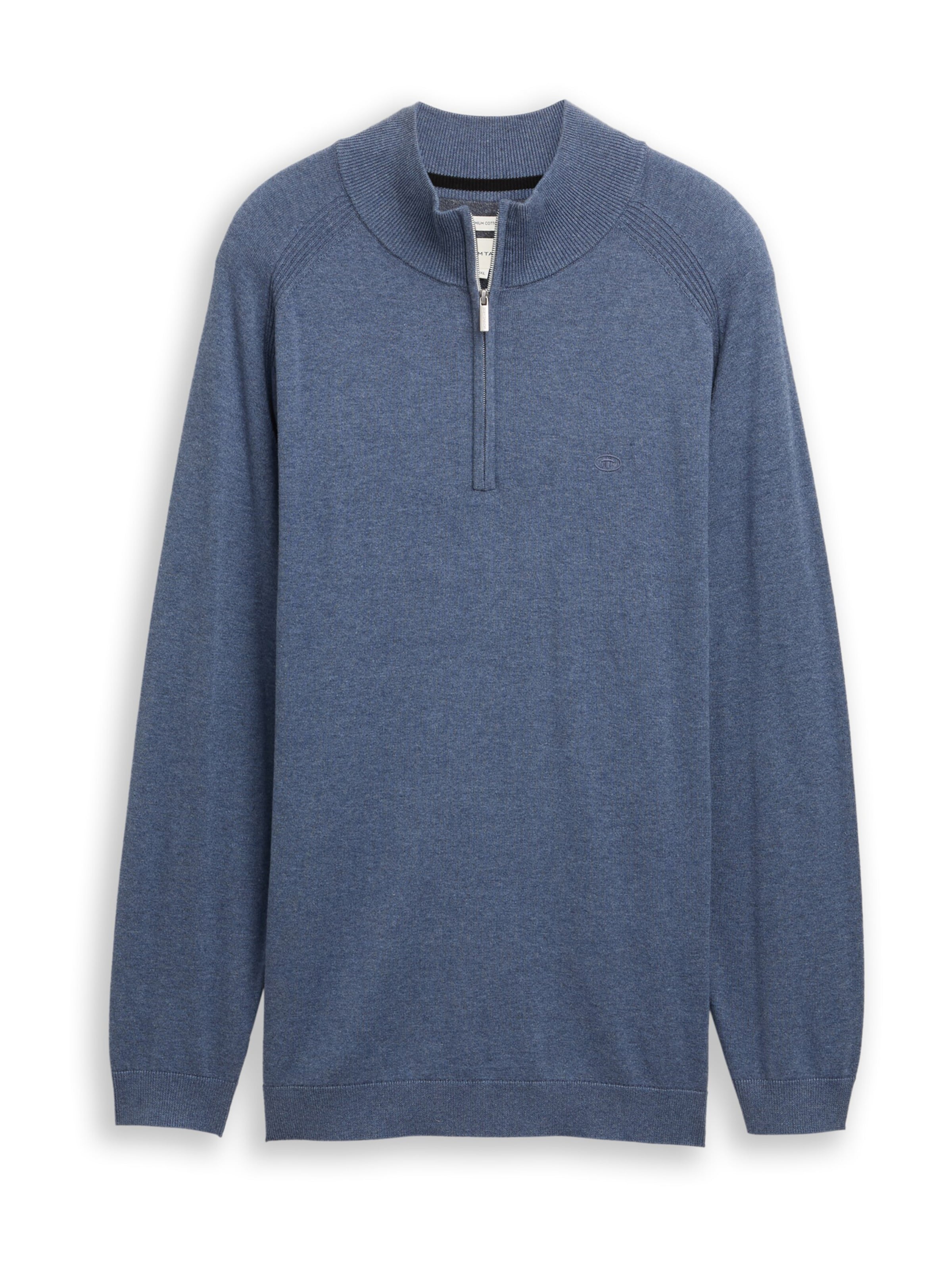 Pull-over TOM TAILOR Men + en bleu : devant
