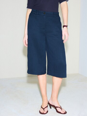 Next Loosefit Broek in Blauw: voorkant