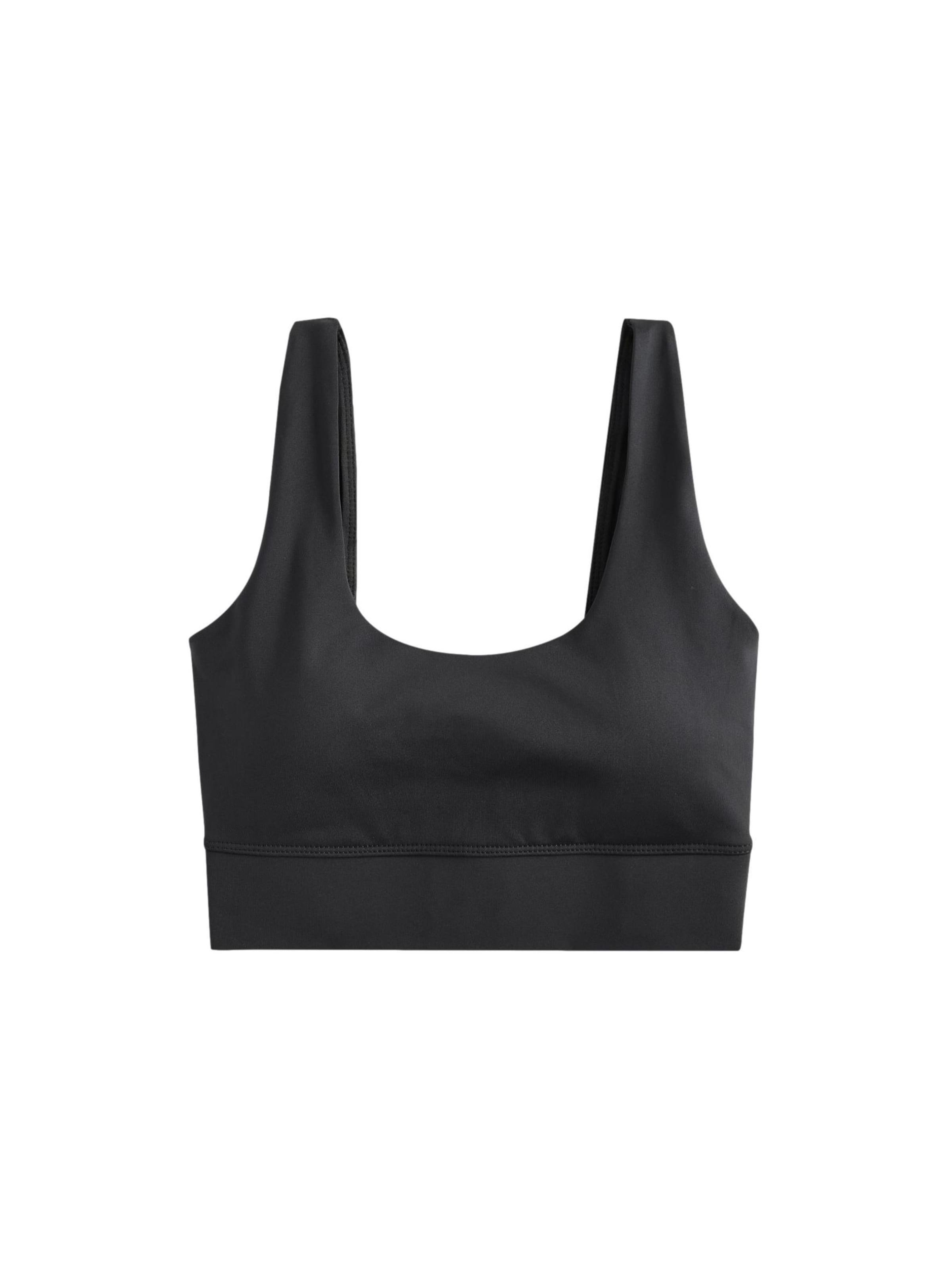 Next Μπουστάκι Αθλητικό σουτιέν σε μαύρο: μπροστά
