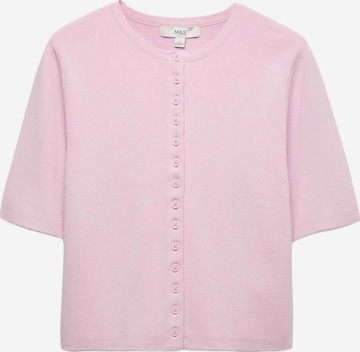 Cardigan Marks & Spencer en rose : devant