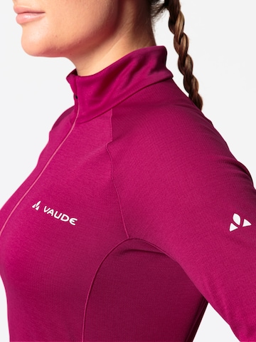 VAUDE Athletic Sweater 'Larice Light II' in Pink