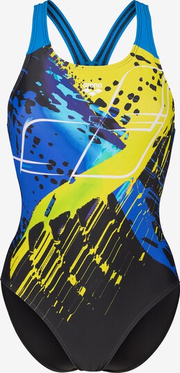 ARENA Badeanzug 'FUNNY SPOT' in blau / gelb / schwarz, Produktansicht