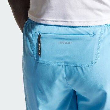 ADIDAS PERFORMANCE Regular Workout Pants 'Own The Run' in Blue