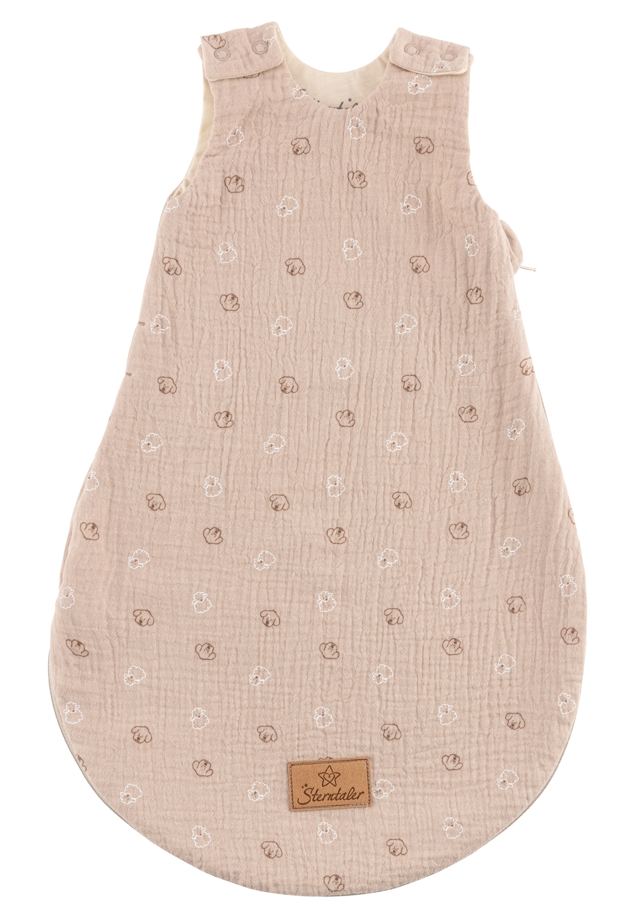 STERNTALER Schlafsack 'Bauernhof' in Beige: Vorderseite