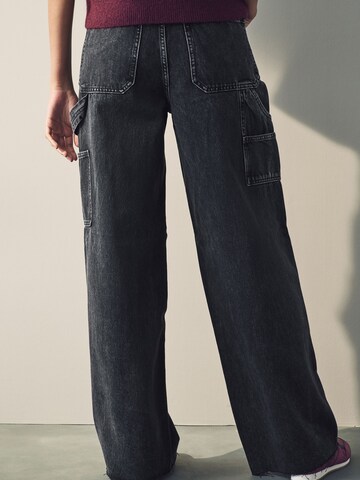 Wide Leg Jean Next en noir
