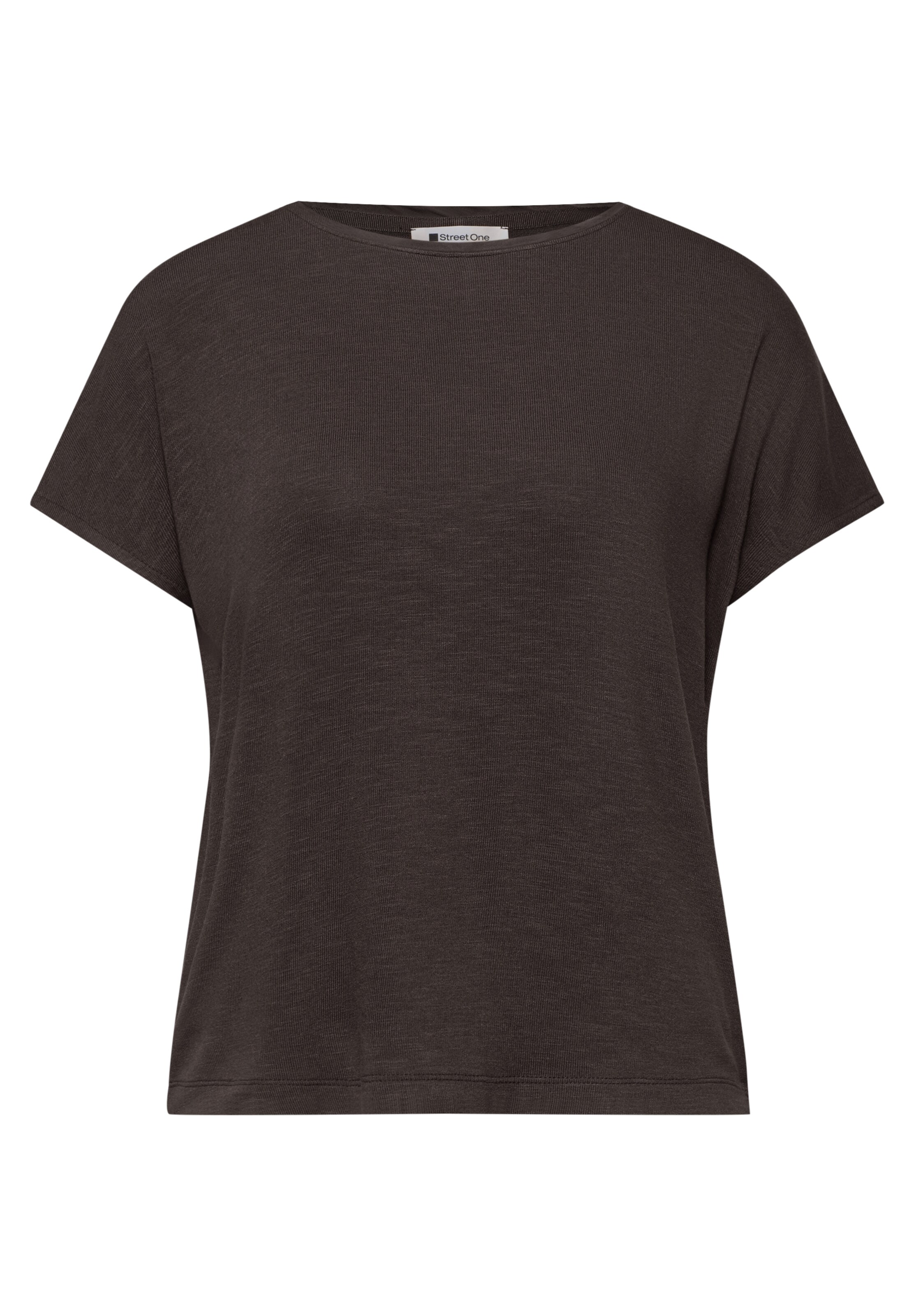 STREET ONE Shirt in Braun: Vorderseite