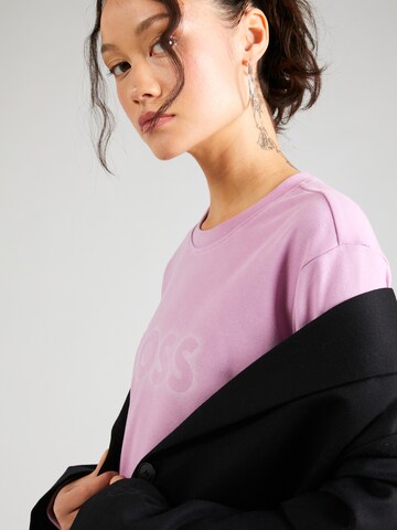 BOSS - Sweatshirt 'Ela 6' em rosa