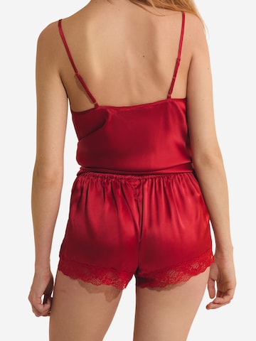 ETAM Pajama Pants 'Milky' in Red