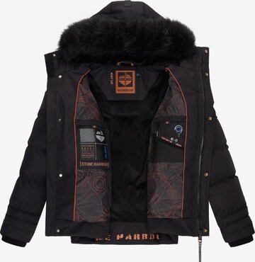 STONE HARBOUR Winterjacke 'Romaan' in Schwarz