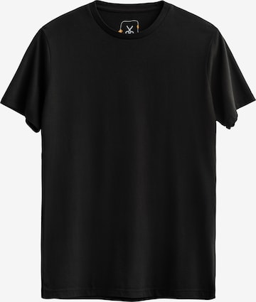 Kaft Shirt in Black: front