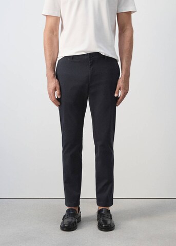 MANGO MAN Slim fit Chino Pants 'Prato' in Blue