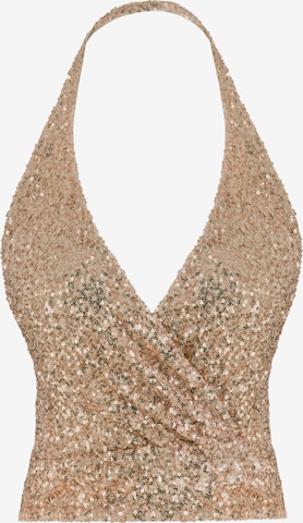 No Matter What Knitted top in Gold: front