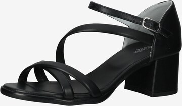 Nero Giardini Strap Sandals in Black: front