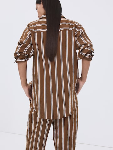 Camicia da donna 'SALSI' di MANGO in marrone