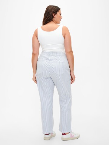 Regular Pantalon cargo 'JASHLEY' Zizzi en bleu