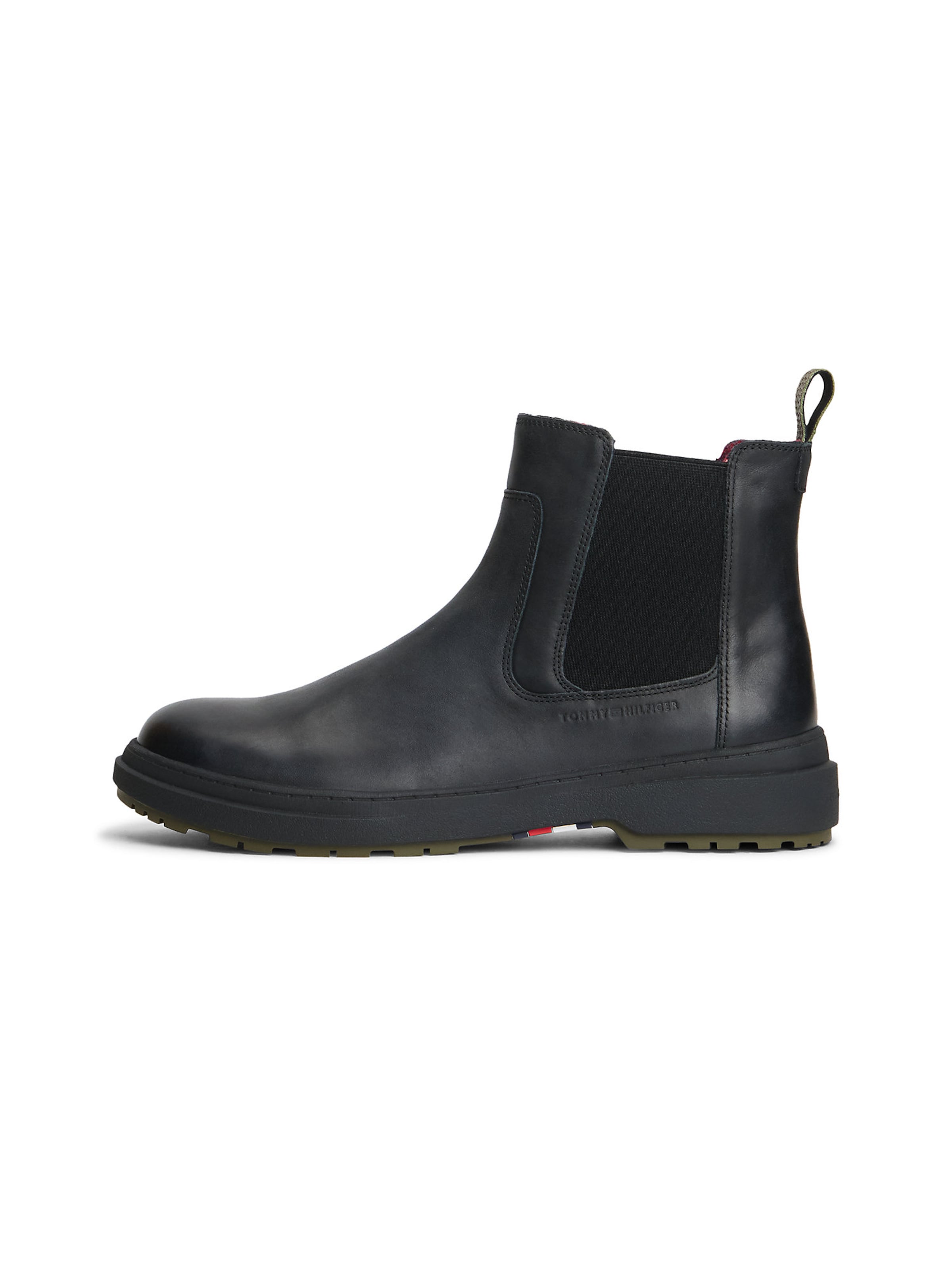 TOMMY HILFIGER Chelsea Boots in Schwarz: Vorderseite