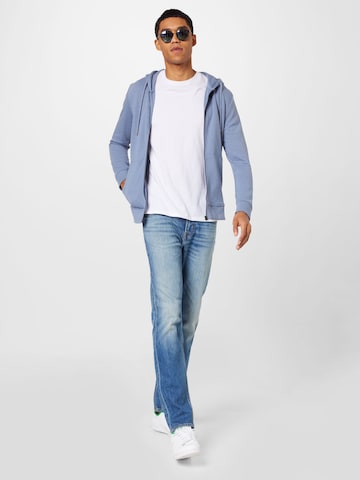 JACK & JONES Sweatjacke in Blau