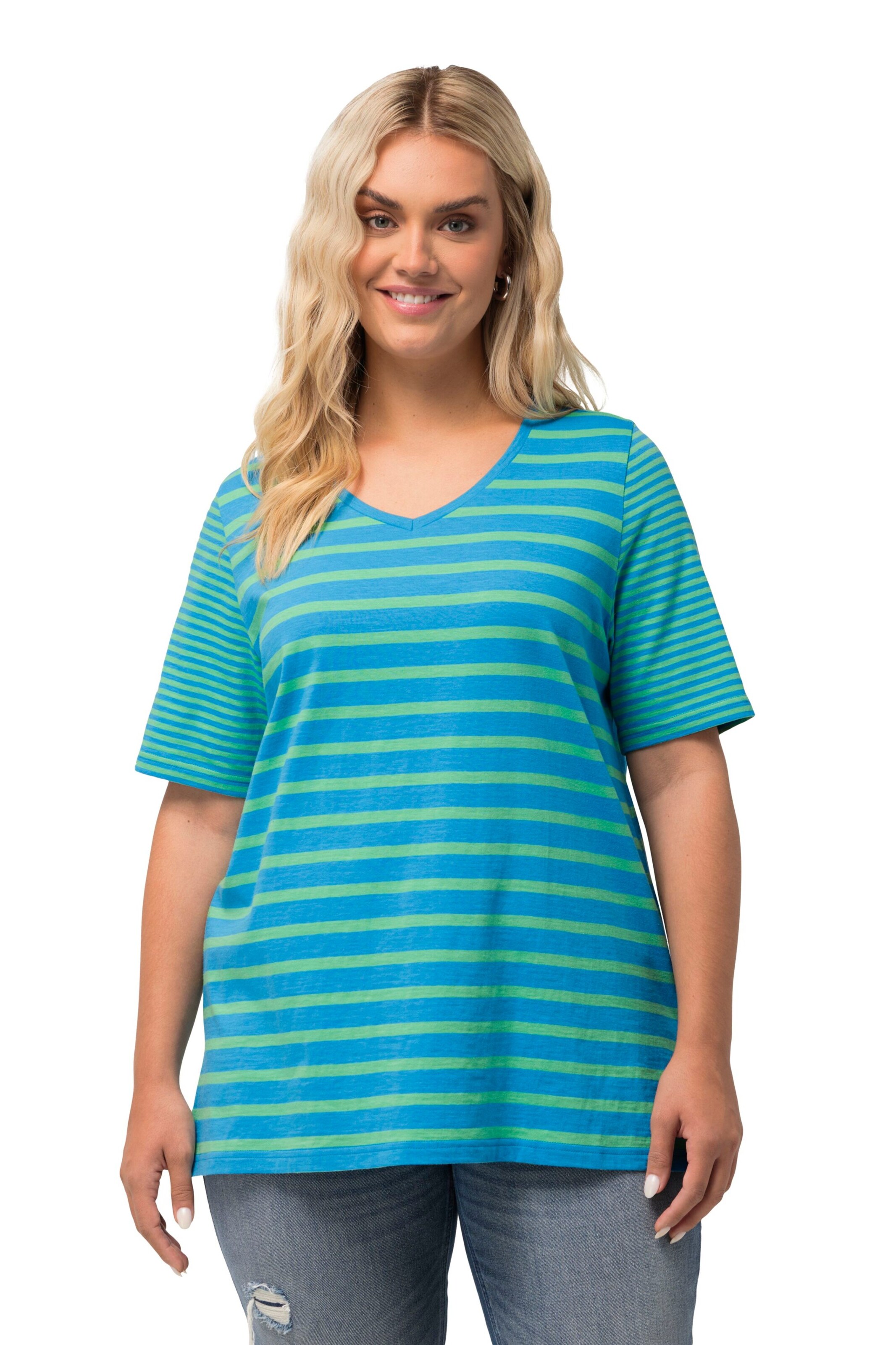 Ulla Popken Shirt in Blue: front