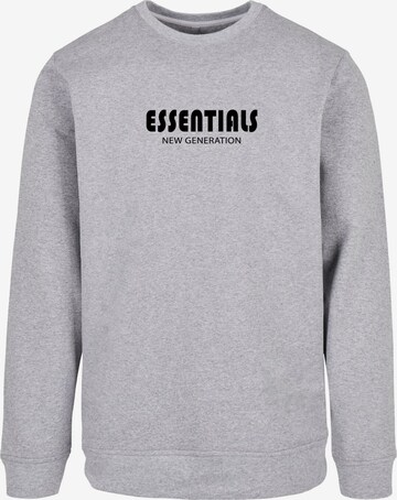 Merchcode Sweatshirt 'Essentials New Generation' in Grau: predná strana