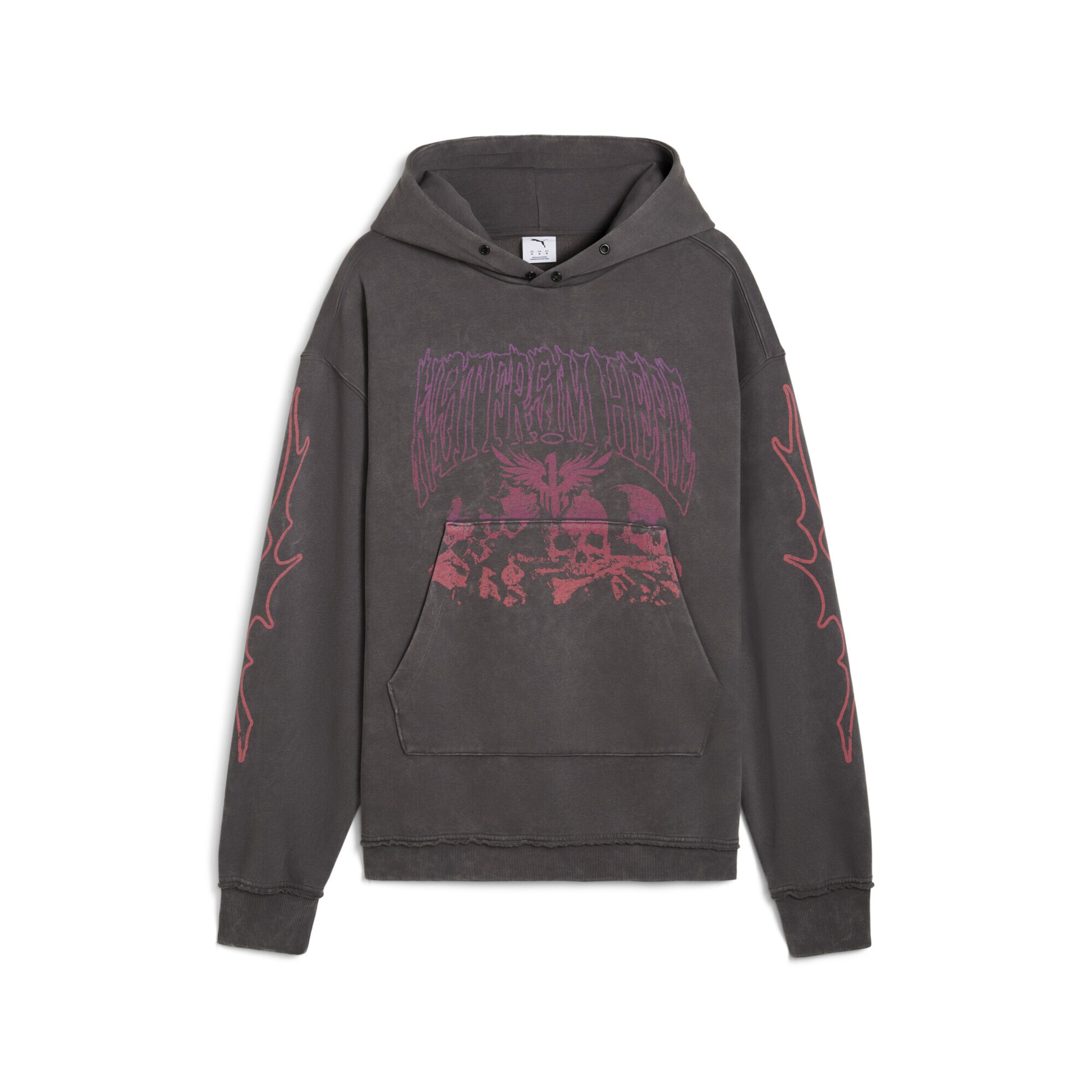 Sweat de sport 'LaMelo World Tour' PUMA en gris : devant