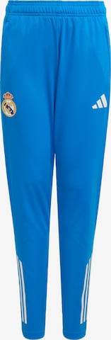 ADIDAS PERFORMANCE - Slimfit Pantalón deportivo 'Real Madrid Tiro 25 Competition' en azul: frente
