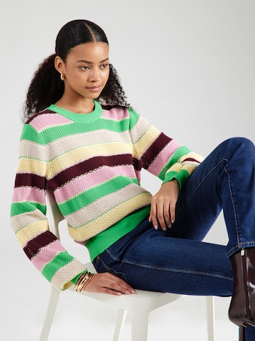 NÜMPH - Pullover 'NUMIVA' em verde: frente