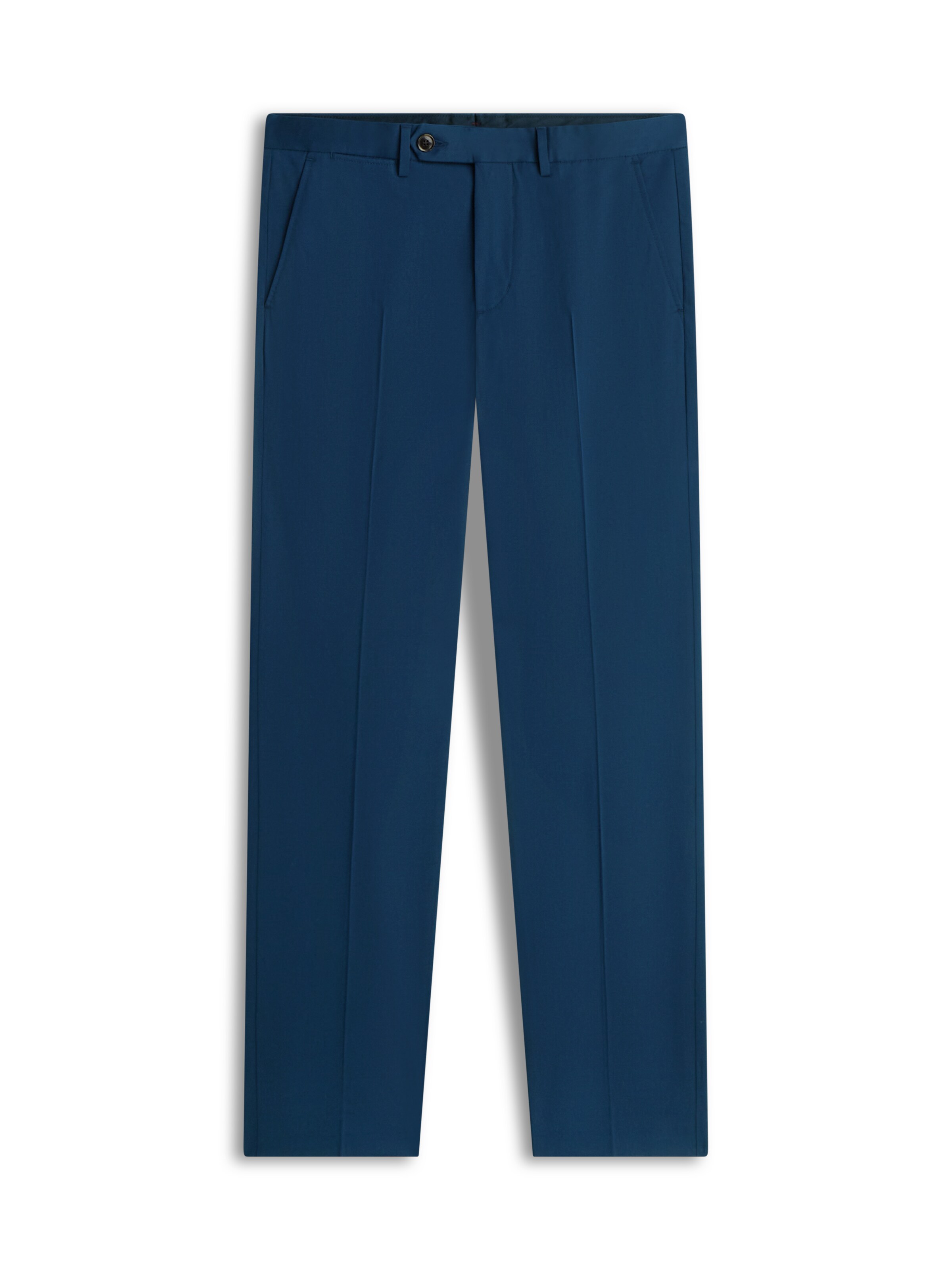 TOMMY HILFIGER - Regular Calças com vincos 'Denton' em azul: frente