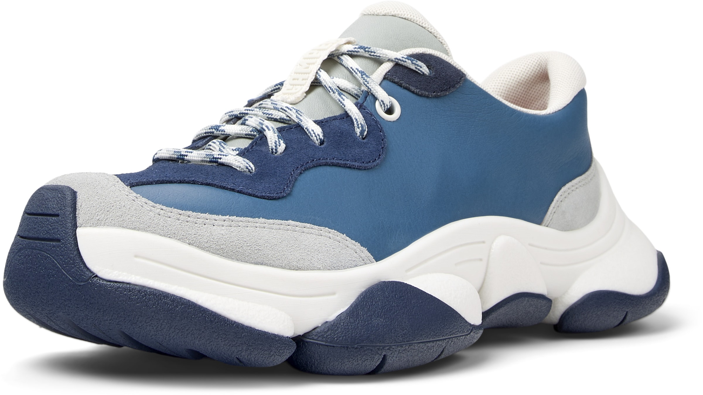 CAMPER Platform trainers 'Karst 2' in Blue: front