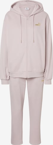 PUMA Treenipuku värissä vaaleanpunainen: etupuoli