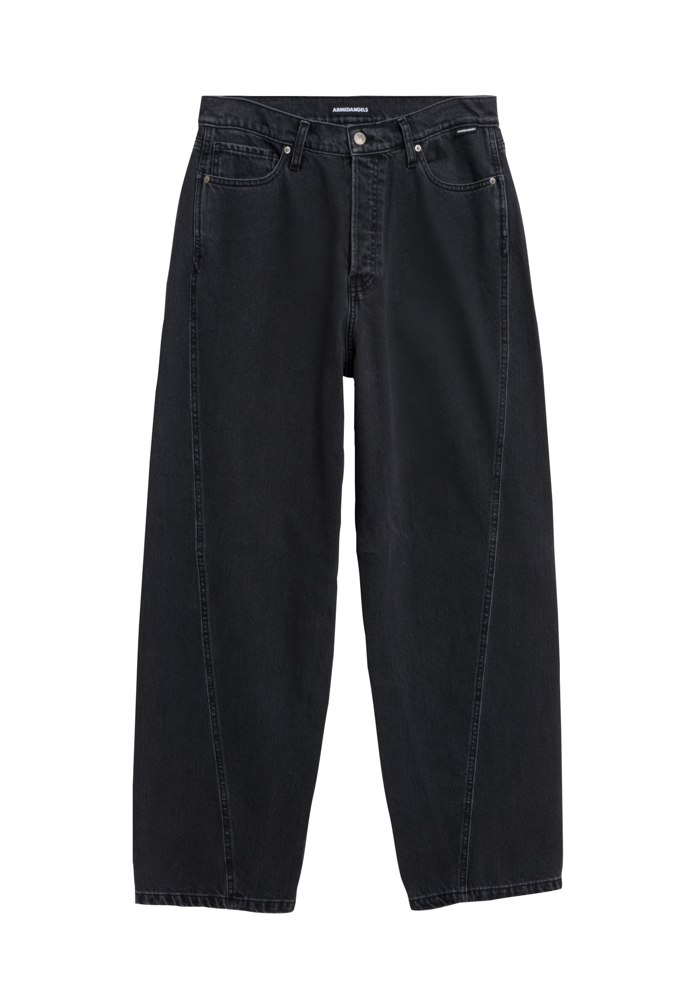 ARMEDANGELS Loosefit Jeans in Zwart: voorkant