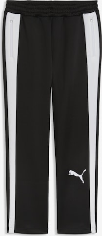 PUMA Loosefit Sportbroek 'T7' in Zwart: voorkant