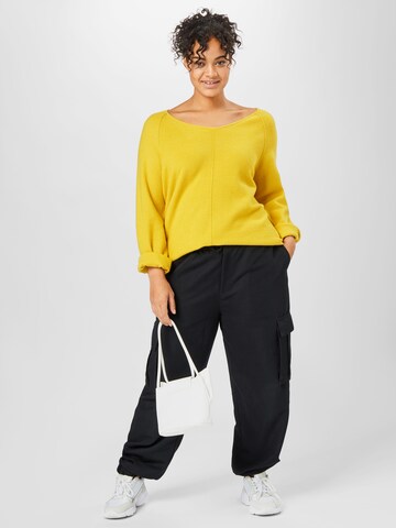 Tom Tailor Women + Sweater in Yellow