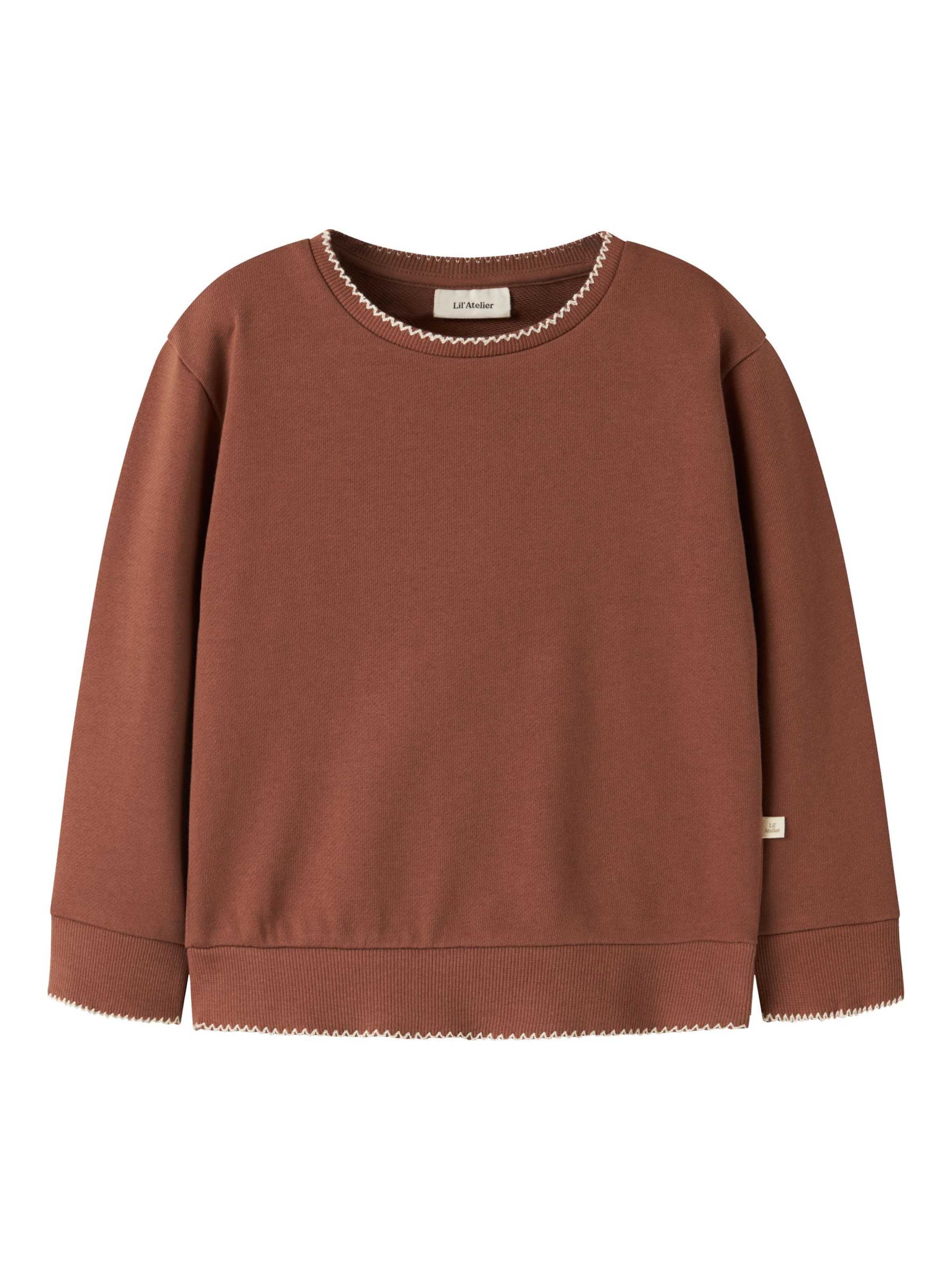 Lil'Atelier Sweatshirt in Rood: voorkant