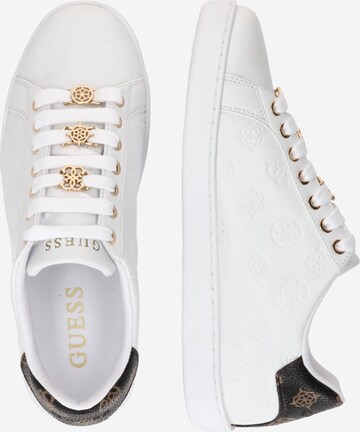 Sneaker low 'ROSENNA' de la GUESS pe alb