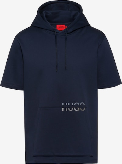 HUGO Sweatshirt 'Deedy' in nachtblau / silbergrau, Produktansicht
